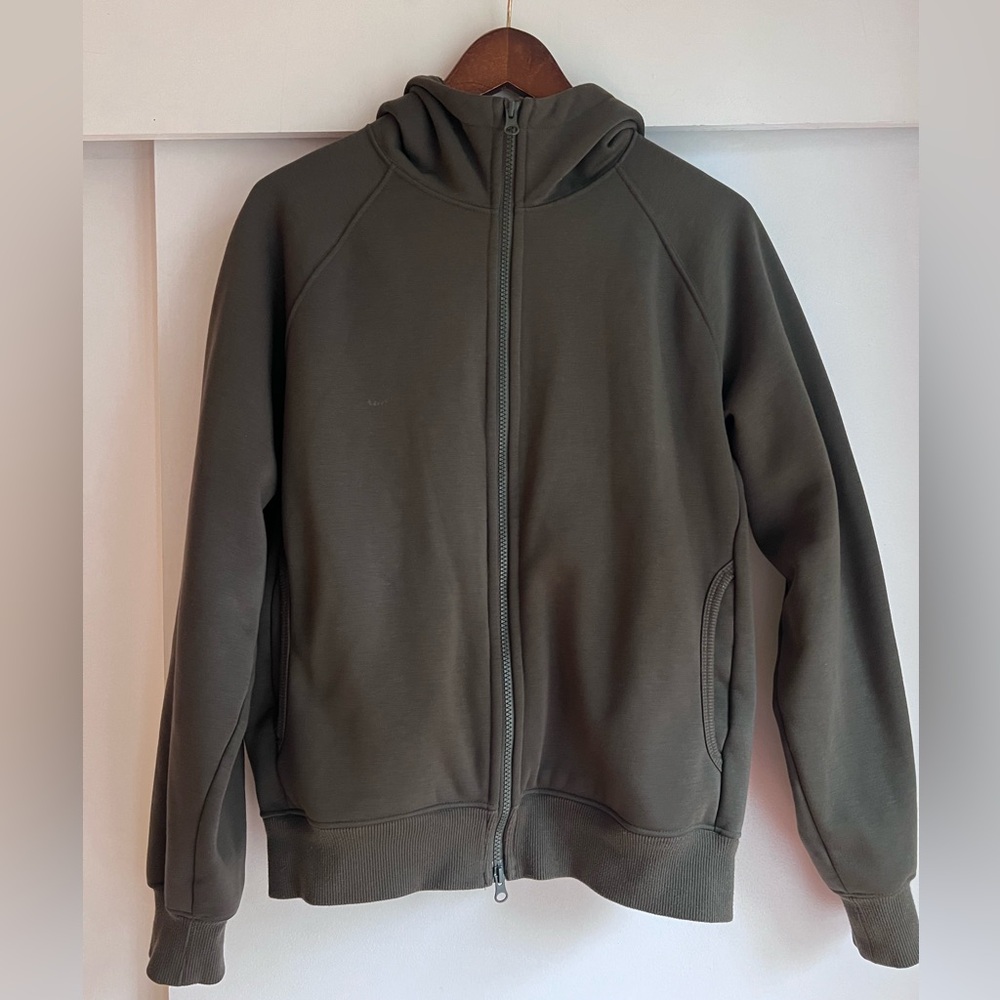 Fuzzy full-zip hoodie